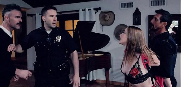  Cop Makes Angry Stepdad Spank Fucking CRAZY Outta Control Teen Daughter